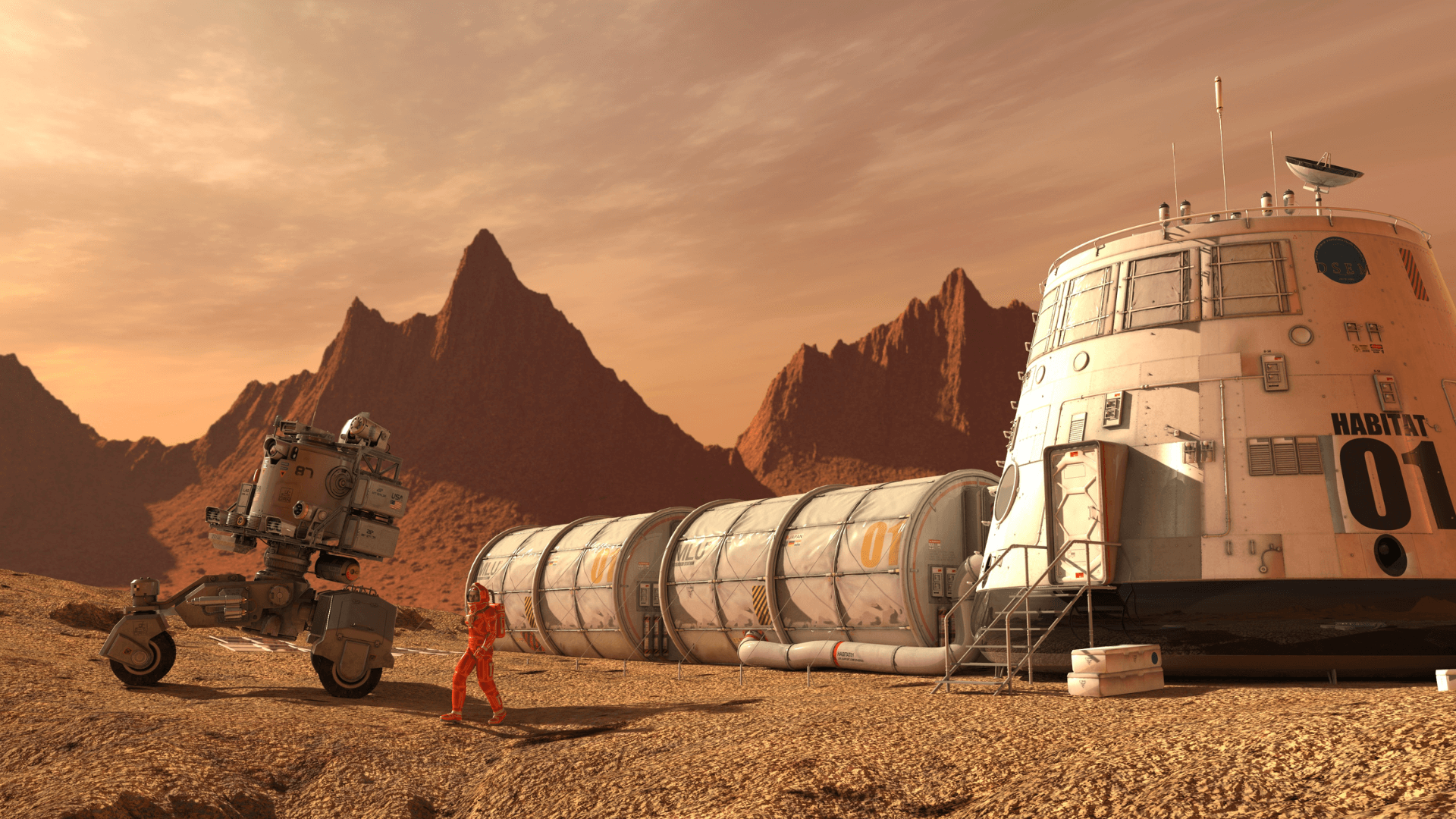 Landbouw op mars