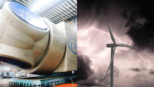 drijvende windturbine