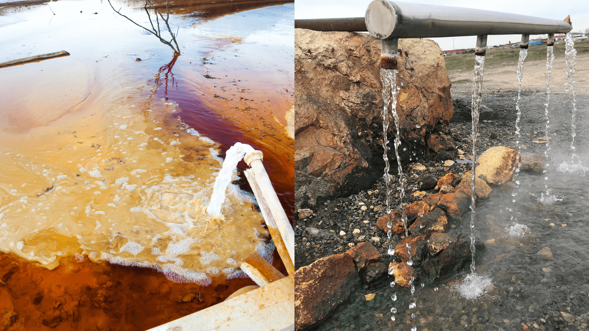 schoon drinkwater uit giftig mijnafval