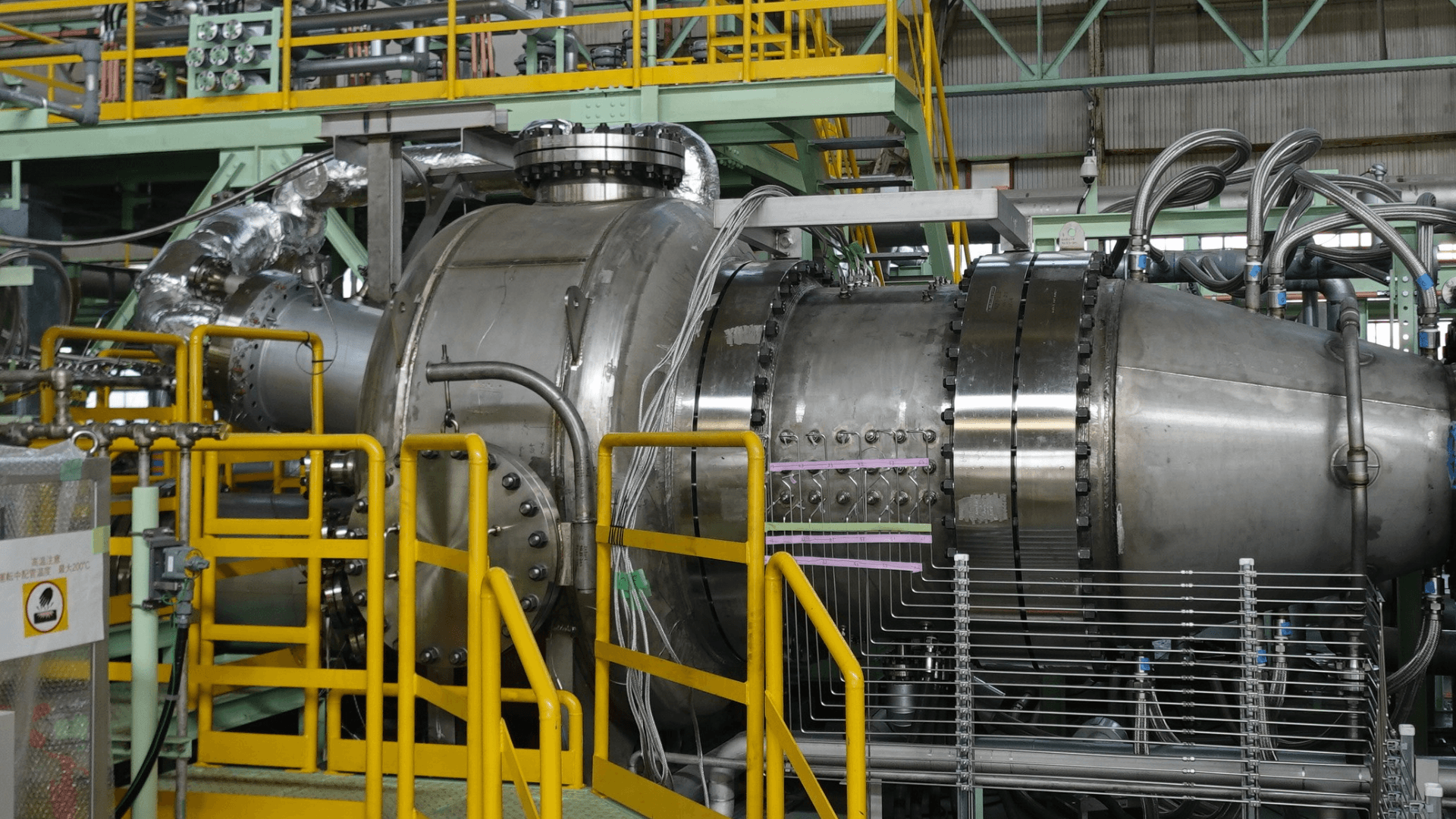 gasturbine zonder fossiel gas