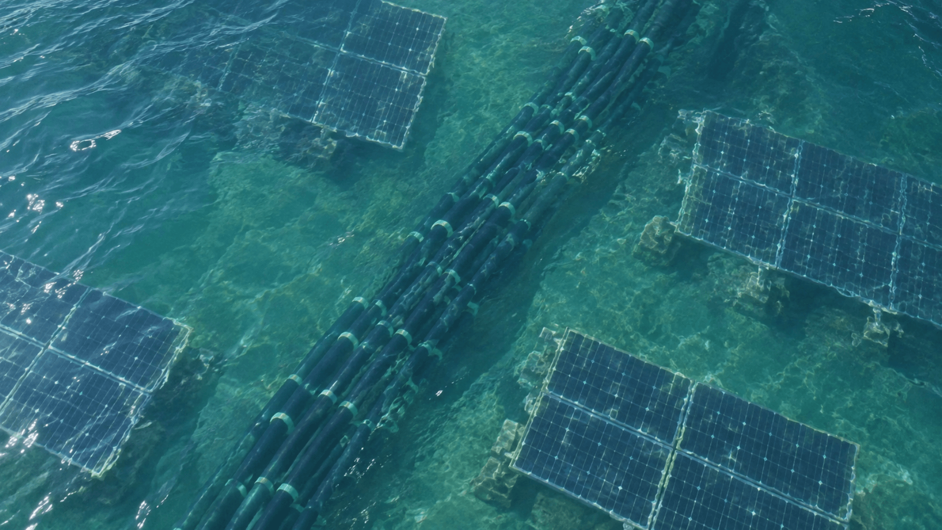 onderwater zonnepanelen